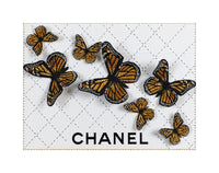 Butterfly Swarm CHANEL 8”x6”