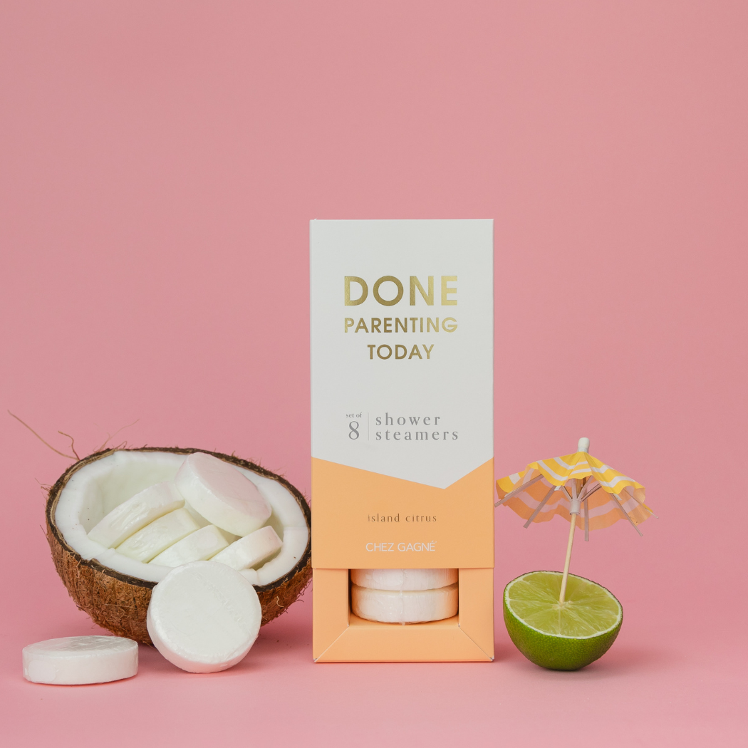 Done Parenting Today - Aromatherapy Shower Steamers - Island Citrus - Set of 8 Bath Accessories