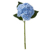 20 Inch Real Touch Hydrangea Stem Blue Decor