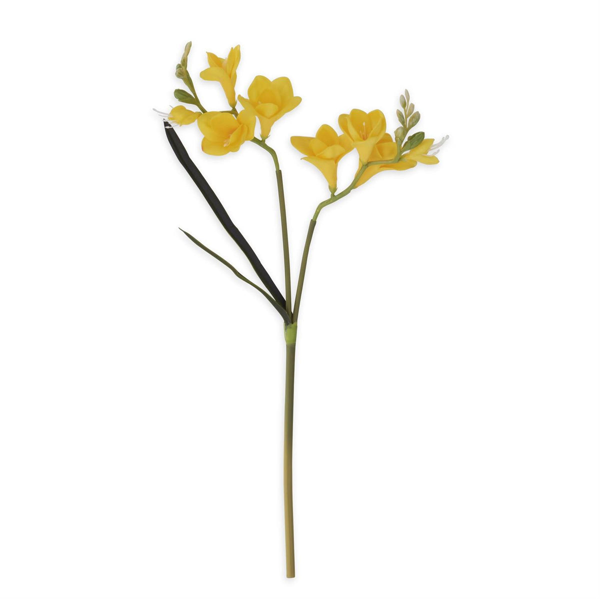 Yellow Real Touch Freesia Stem | 21"