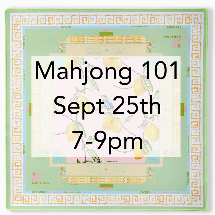 9/25 Mahjong 101 with Jill Baker
