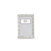 Mother of Pearl & Silver Plated Metal Frame 4x6 Picture Frame
