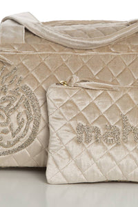 Mahjong Bag Travel Set - Silver