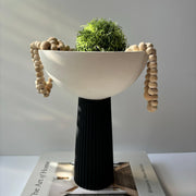 Leo Concrete Pedestal Bowl Decorative Bowls