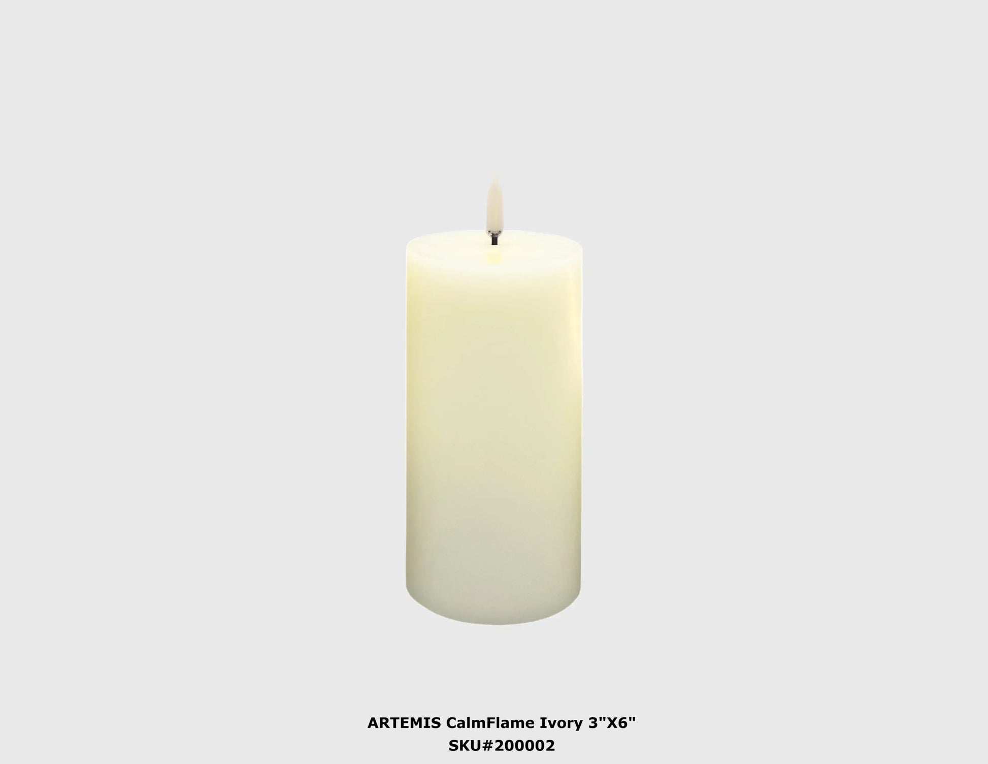 3x6 Flameless Candle LED Pillar LED Candles