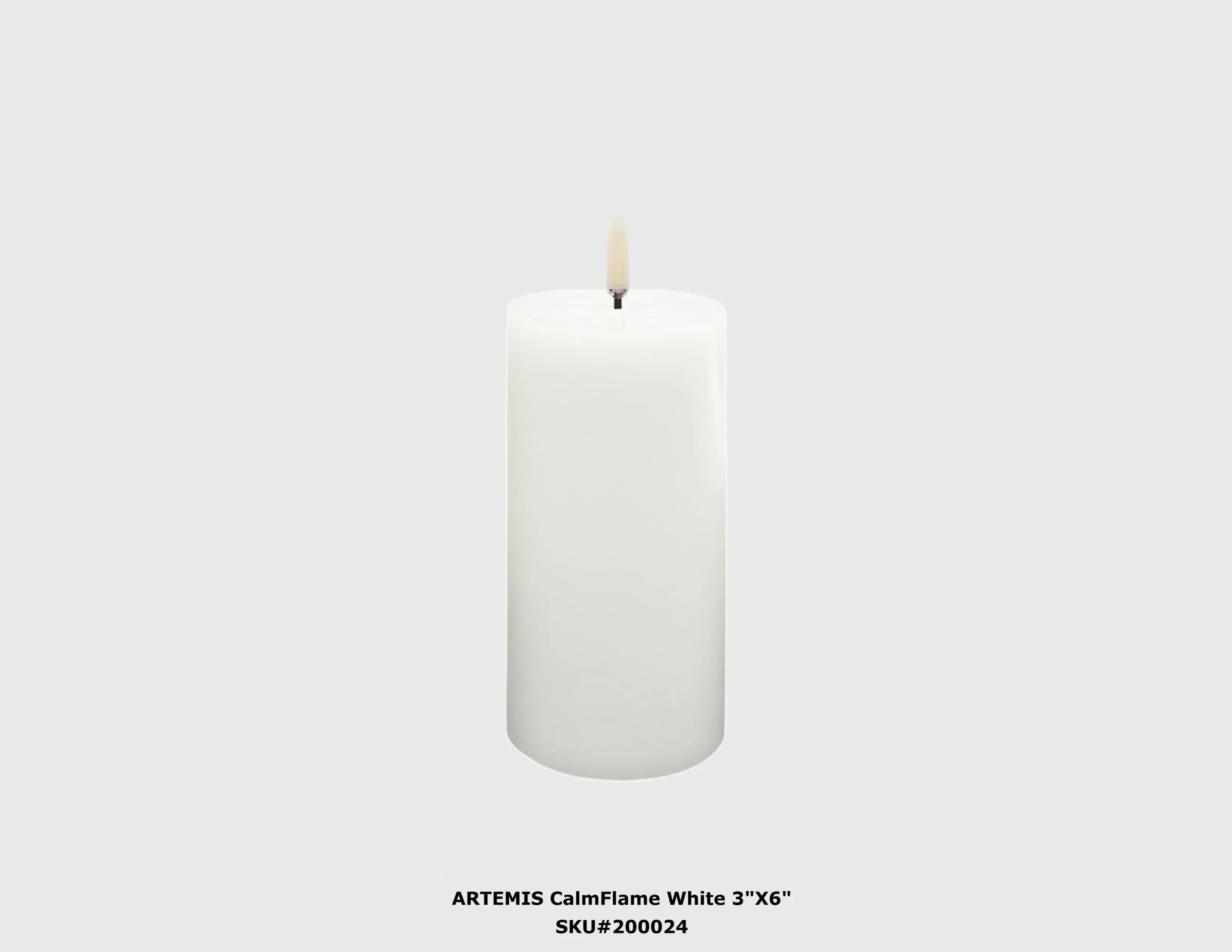 3x6 Flameless Candle LED Pillar LED Candles