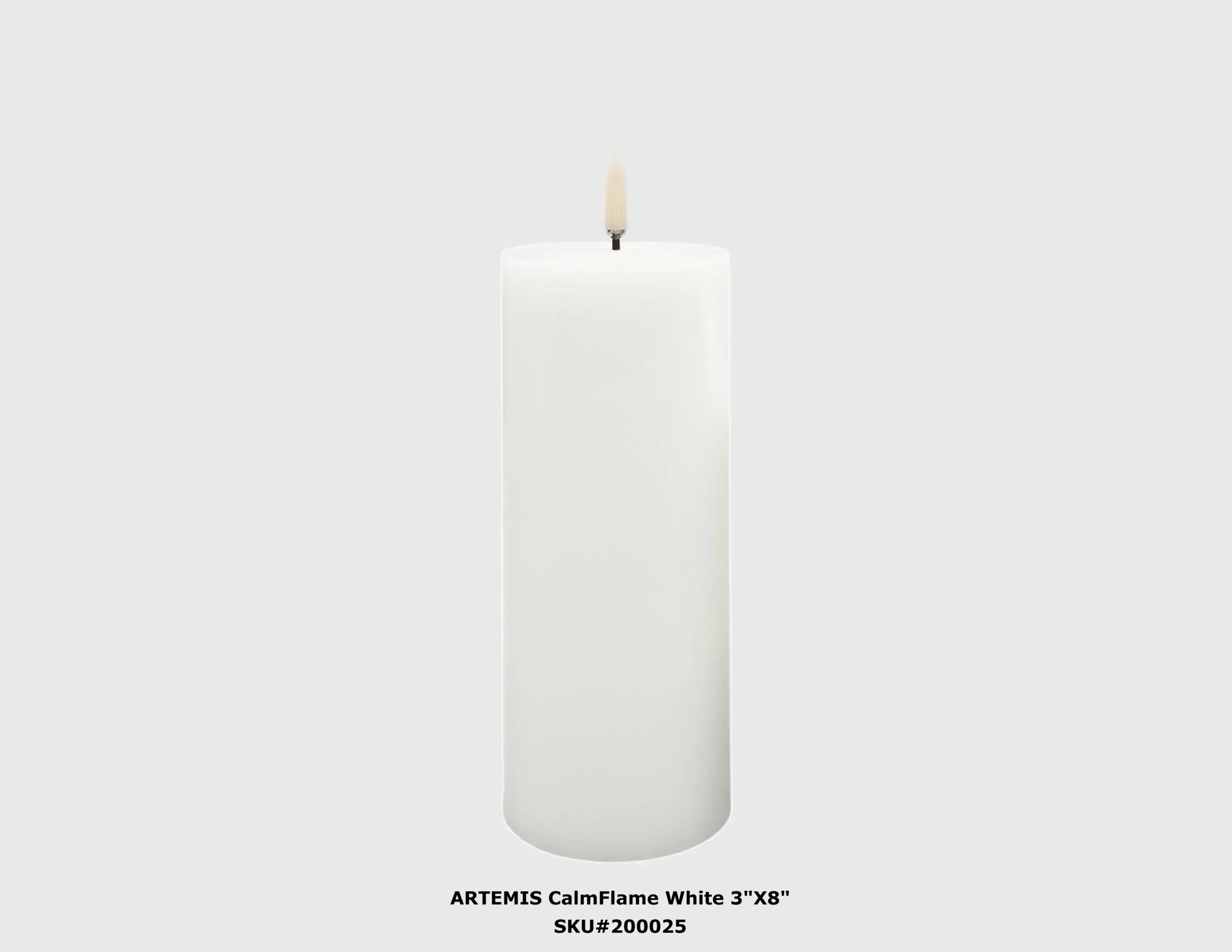 3x8 Flameless Candle LED Pillar LED Candles