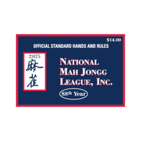 2025 Mahjong League Rule Card Medium Games - Mahjong