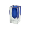 Lucite Vase 5" Blue Decor