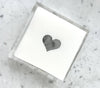 Acrylic Cocktail Napkin Hostess Set Silver Heart Cocktail Napkins