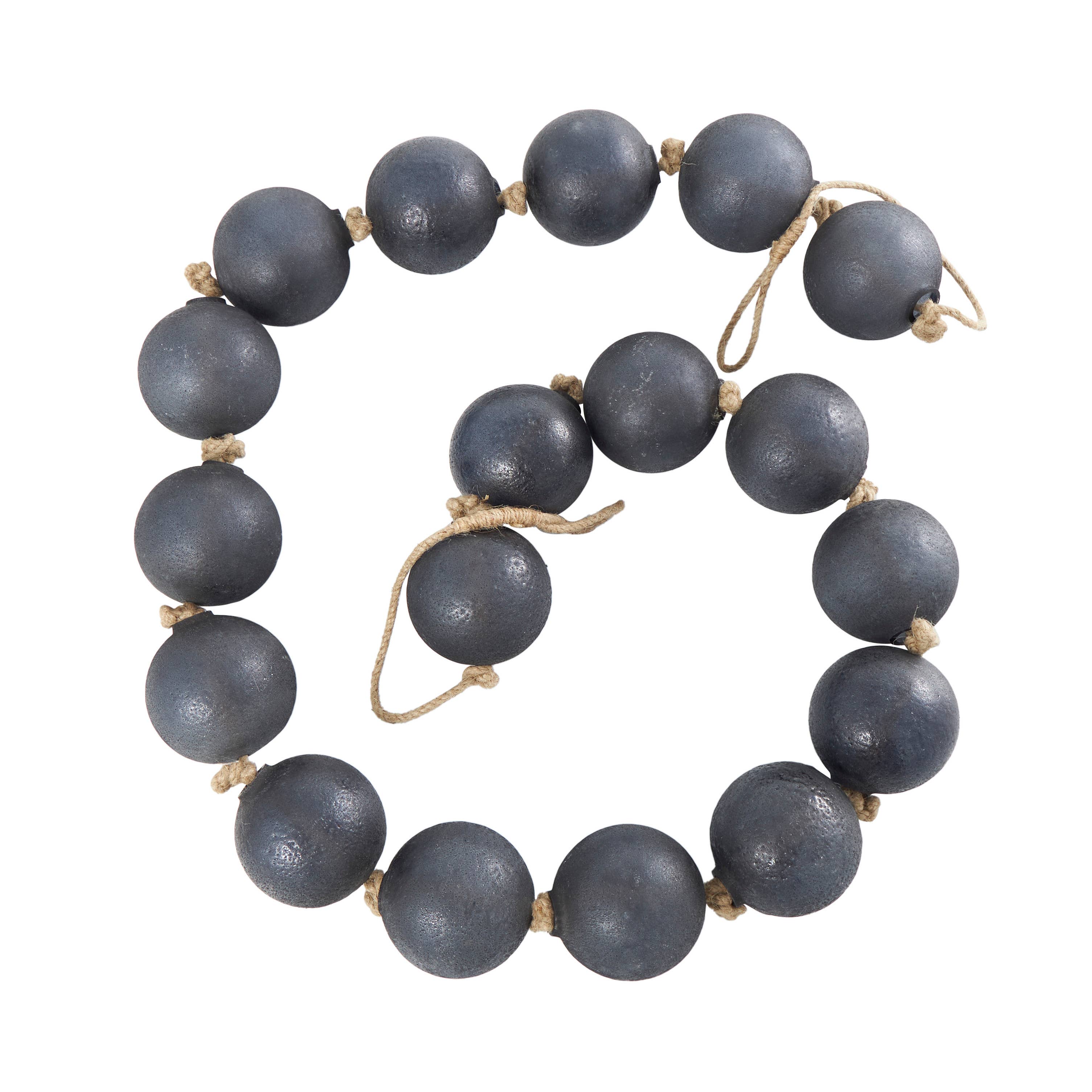 Coastal Glass Garland With Tassel