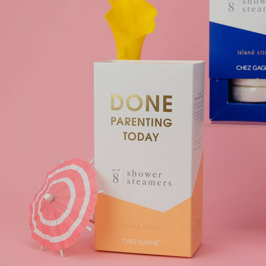 Done Parenting Today - Aromatherapy Shower Steamers - Island Citrus - Set of 8 Bath Accessories