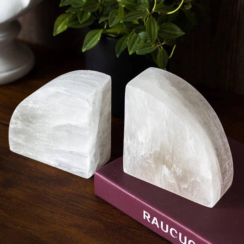 White Onyx Bookend