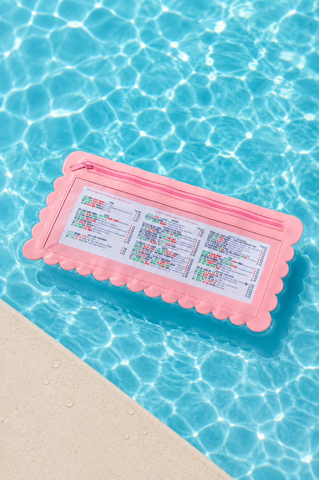 Splash-Proof Mahjong Card Holder/Pool Mahjong