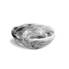 Wave Bowl Black Swirl Serveware