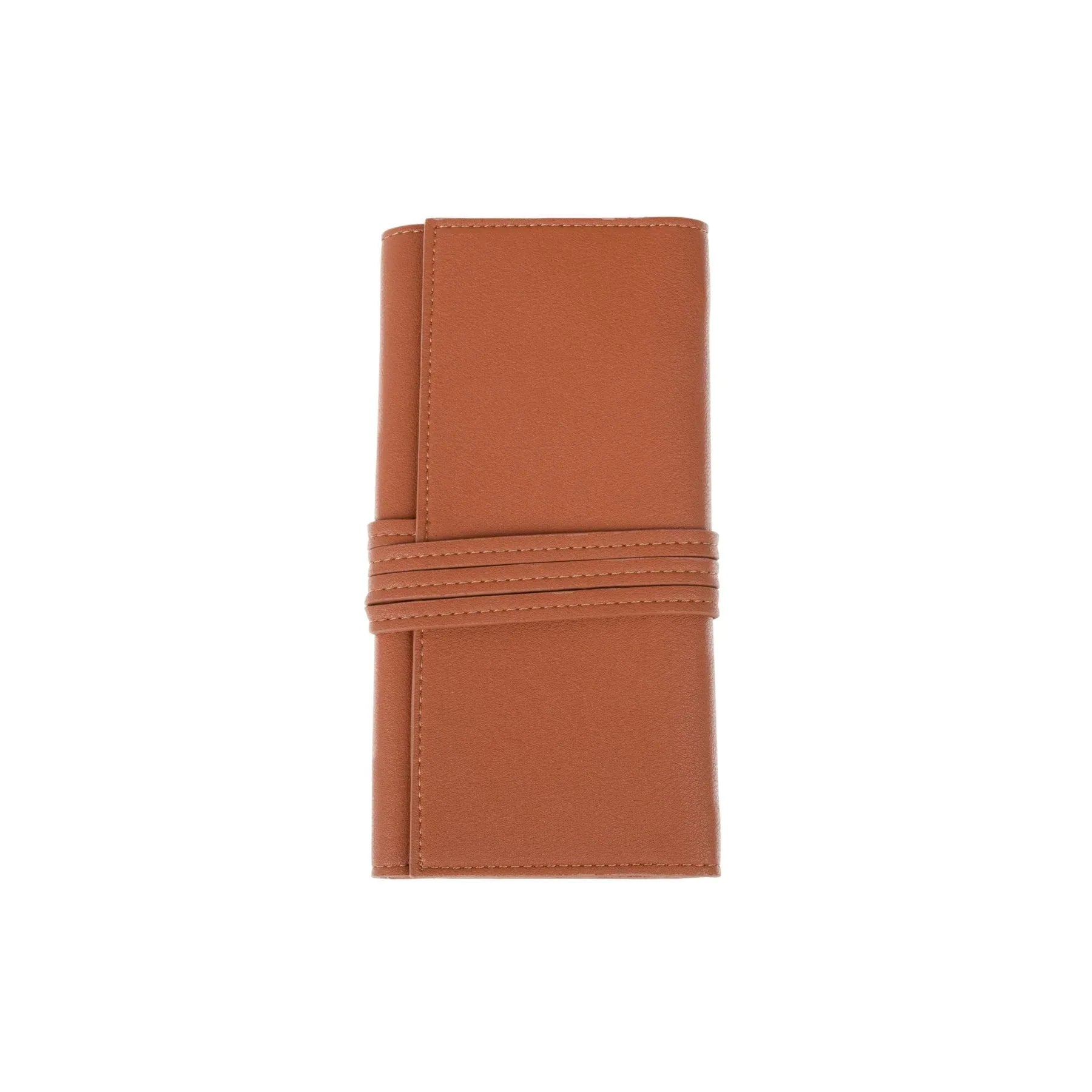 Abby Travel Jewelry Roll Brown Accessories