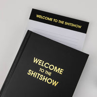 Welcome To The Shitshow - Lined Notepad - Black - 65 perforated pages - 5x8 Notepads