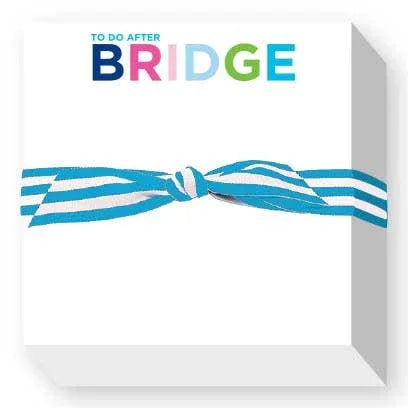 BRIDGE, MAHJONG AND CANASTA CHUBBIE NOTEPADS BRIDGE Notepads