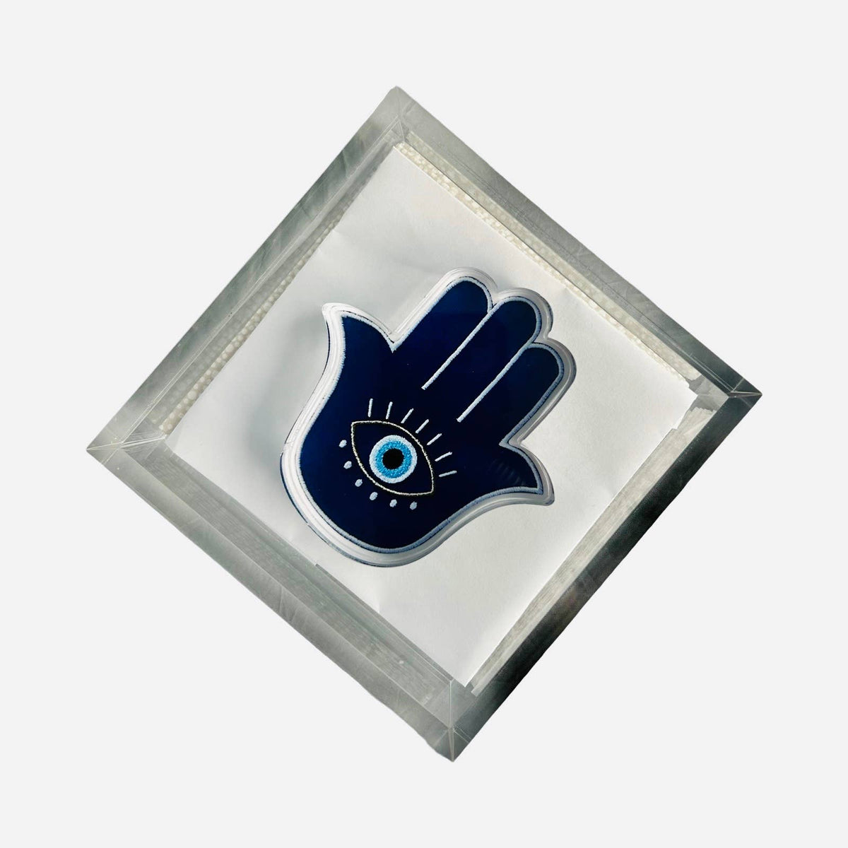 Acrylic Napkin Weight, Hamsa