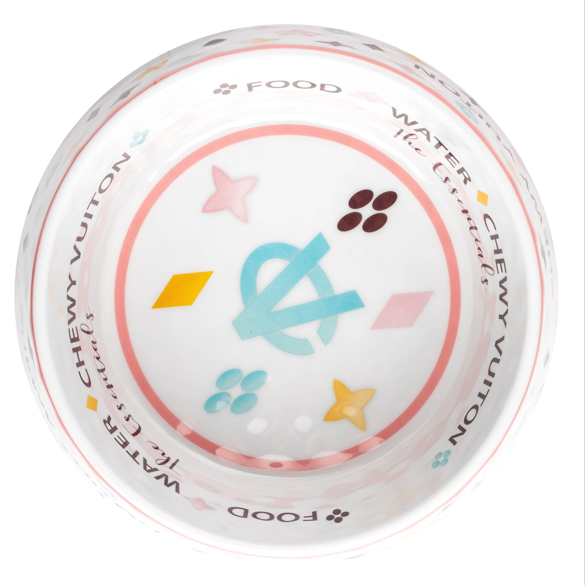 Chewy Vuiton Dog Bowl Pet Gifts