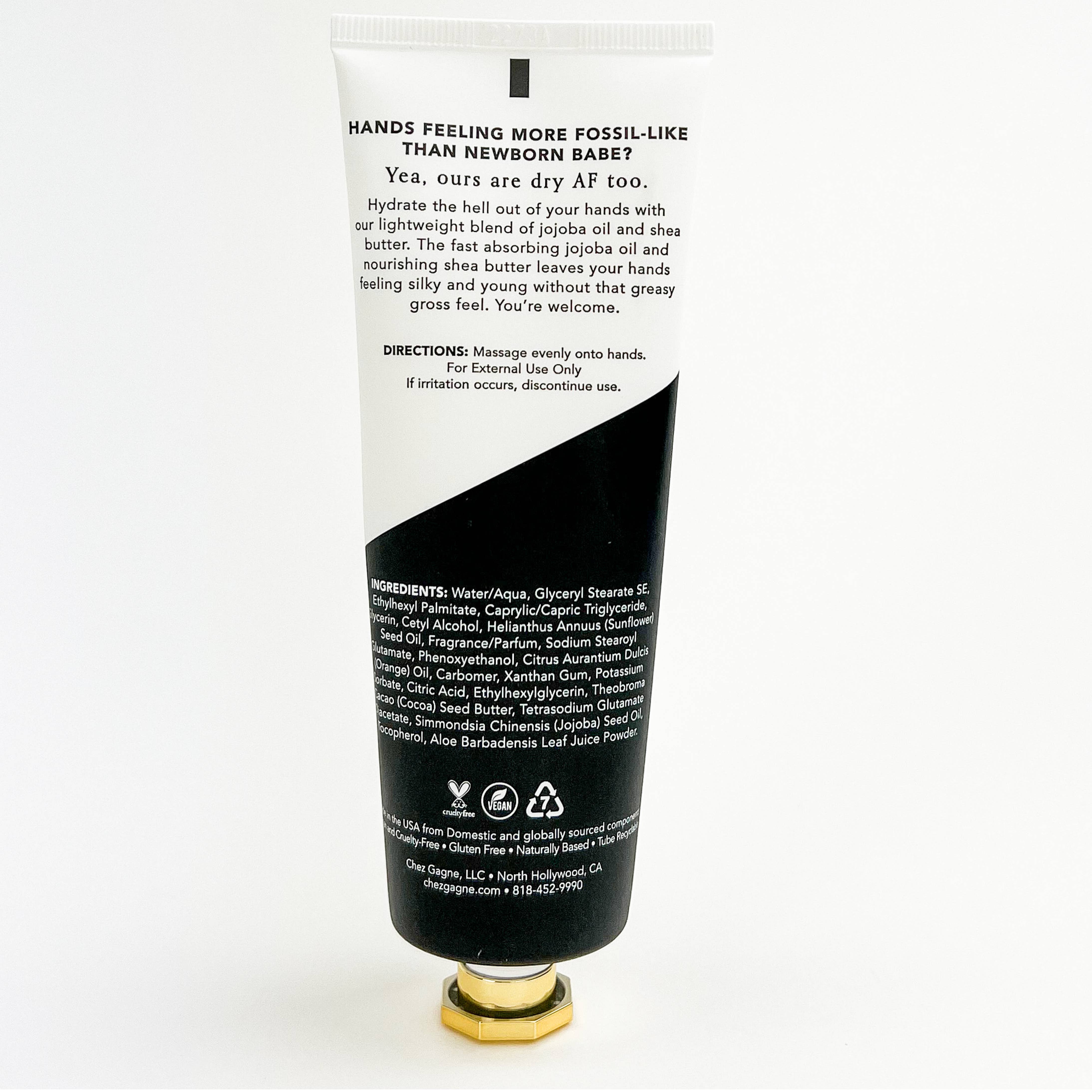 Anti-Granny Hands - Orange Vanilla - Clean + Vegan Hand Crème - 3.4oz Lotion & Moisturizer
