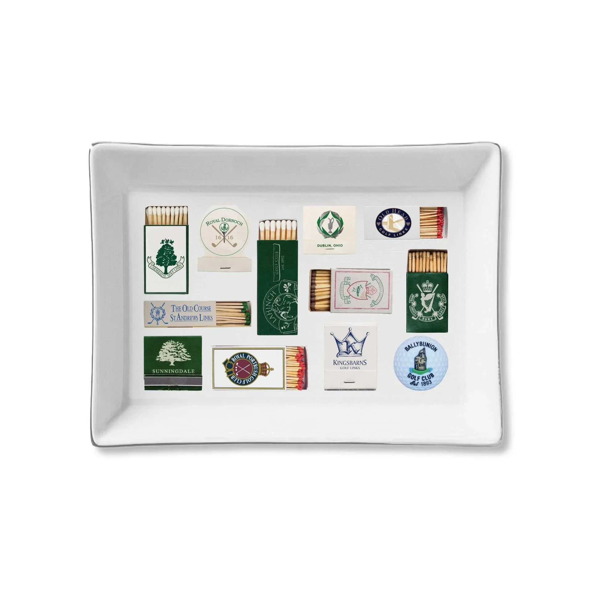 Ceramic Tray - International Golf Decorative Tray