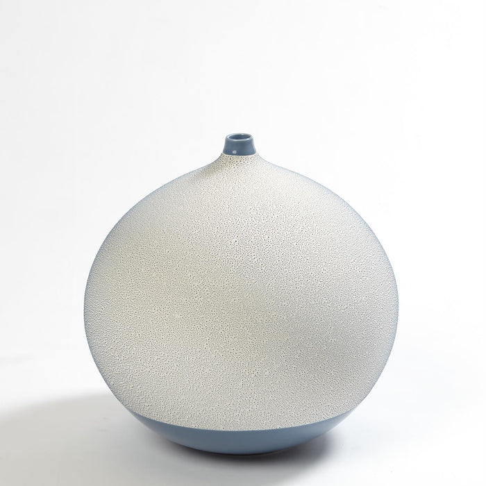 Pixelated Ball Vase Blue