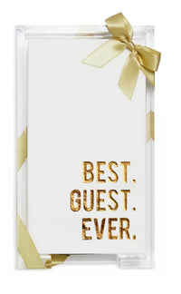 Acrylic Guest Towel Hostess Set