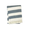 Monogrammed Seabrook Throw Cream Slate Throws
