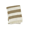 Monogrammed Seabrook Throw Cream Stone Throws
