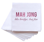 Mah Jong Fun Cocktail Napkins