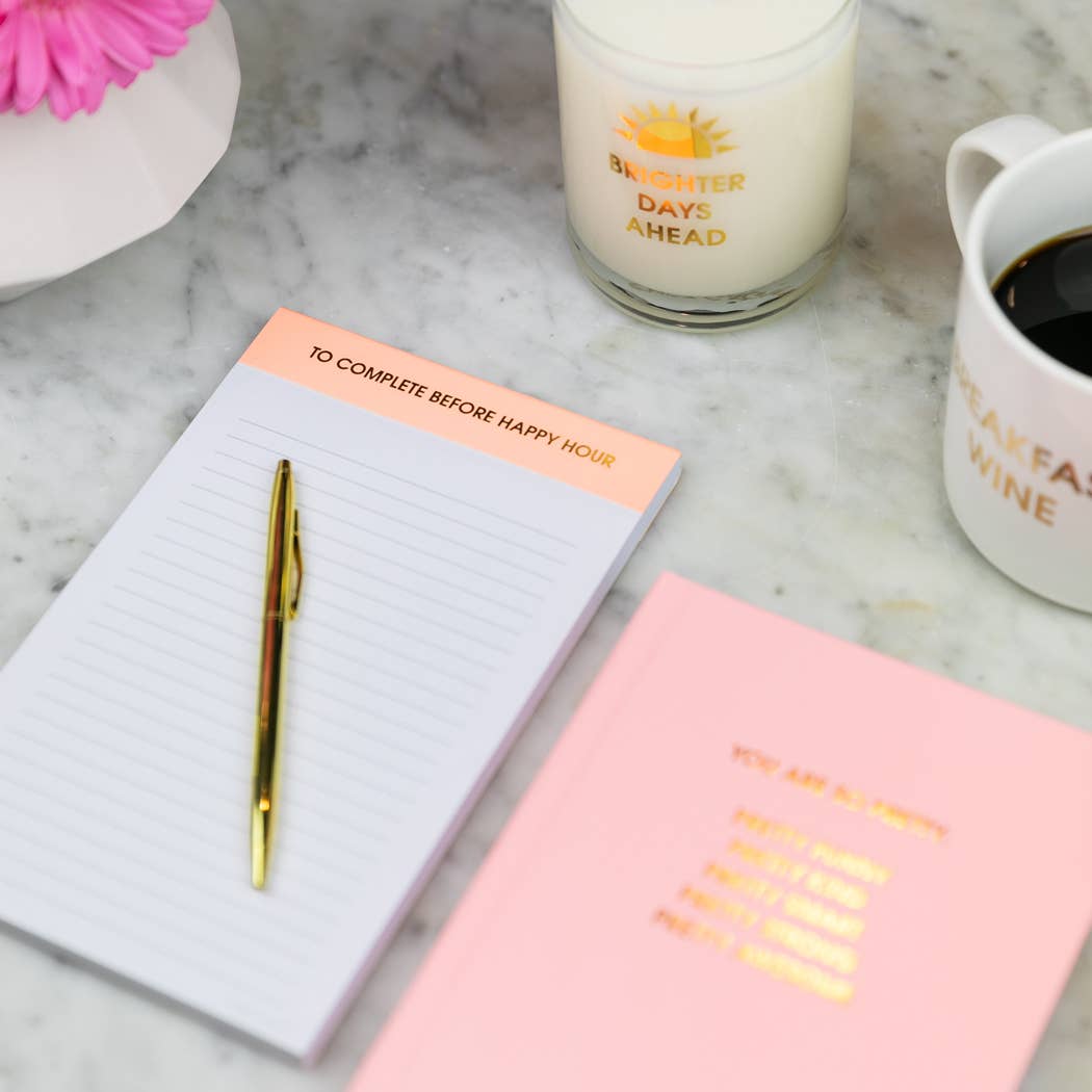 You Are So Pretty - Hardcover Daily Journal - Sunset Pink