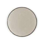 Ivory Posh Circle Pillow 18x18 Throw Pillows