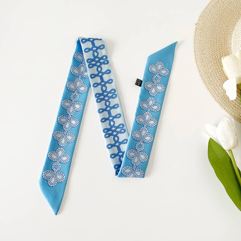 Versatile Printed Scarf Headband Fashion Accessory