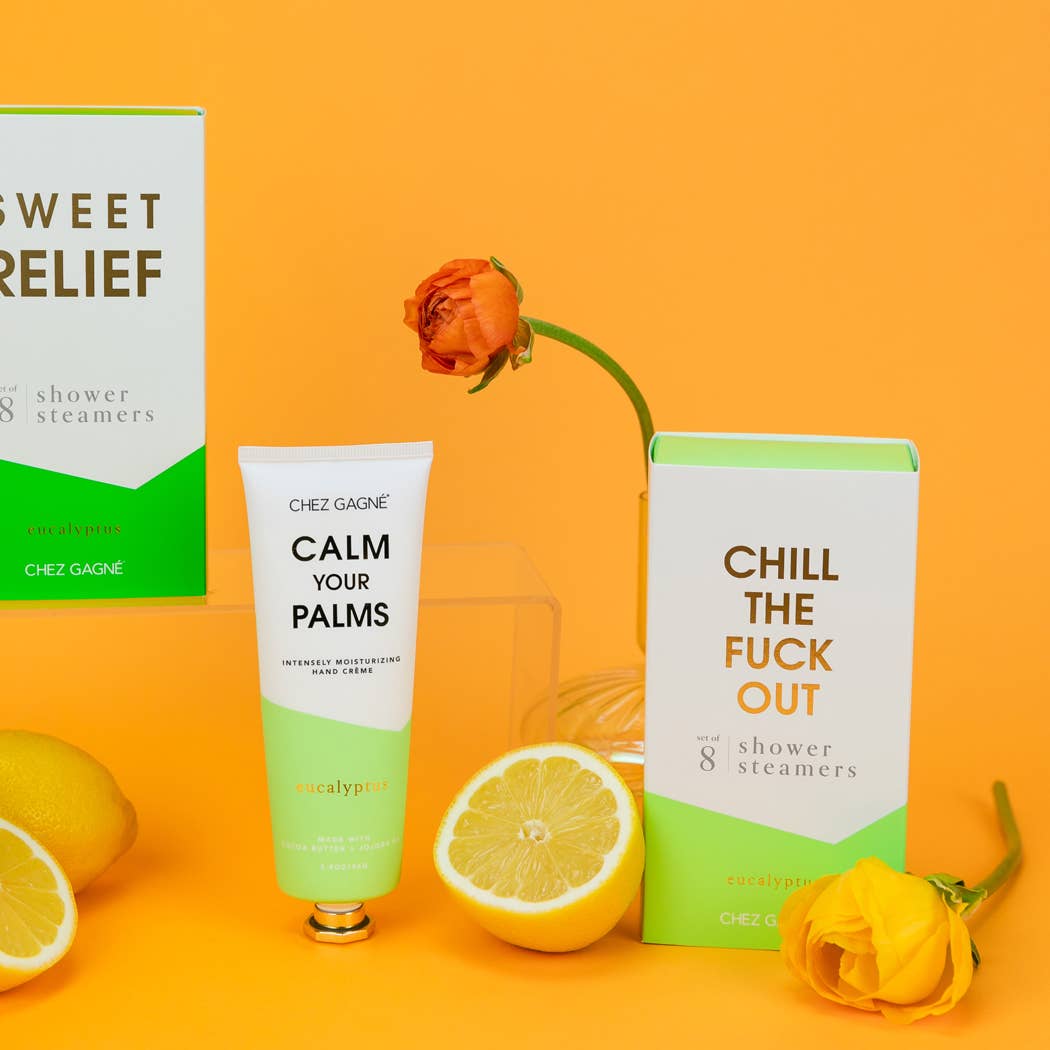 Calm Your Palms - Eucalyptus - Clean + Vegan Hand Crème - 3.4oz Lotion & Moisturizer