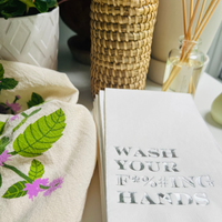 Wash Your F*%#ING Hands Paper Guest Towels