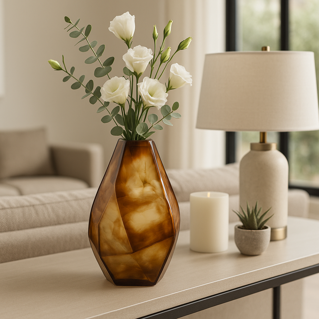 Foundation Glass Geometric Vase