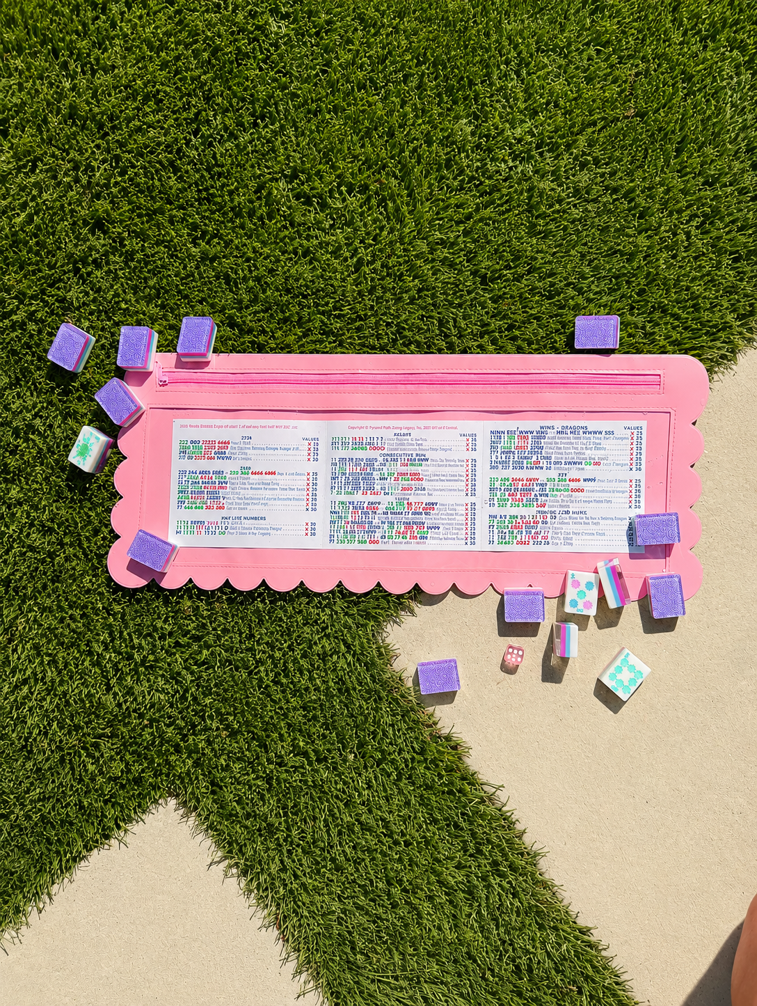 Splash-Proof Mahjong Card Holder/Pool Mahjong