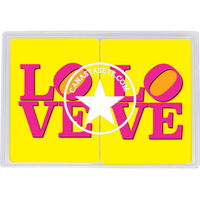 PVC playing cards LOVE
