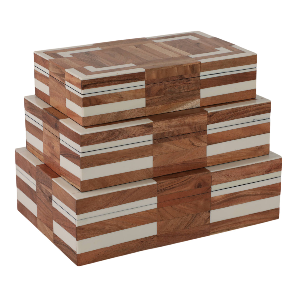 Malera Ivory Wooden Inlay Box