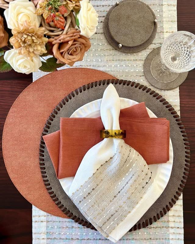 Piper Napkin Rings Set Of 4 Napkin Rings