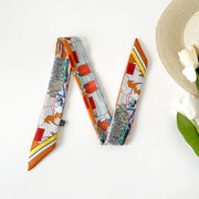 Versatile Printed Scarf Headband Fashion Accessory