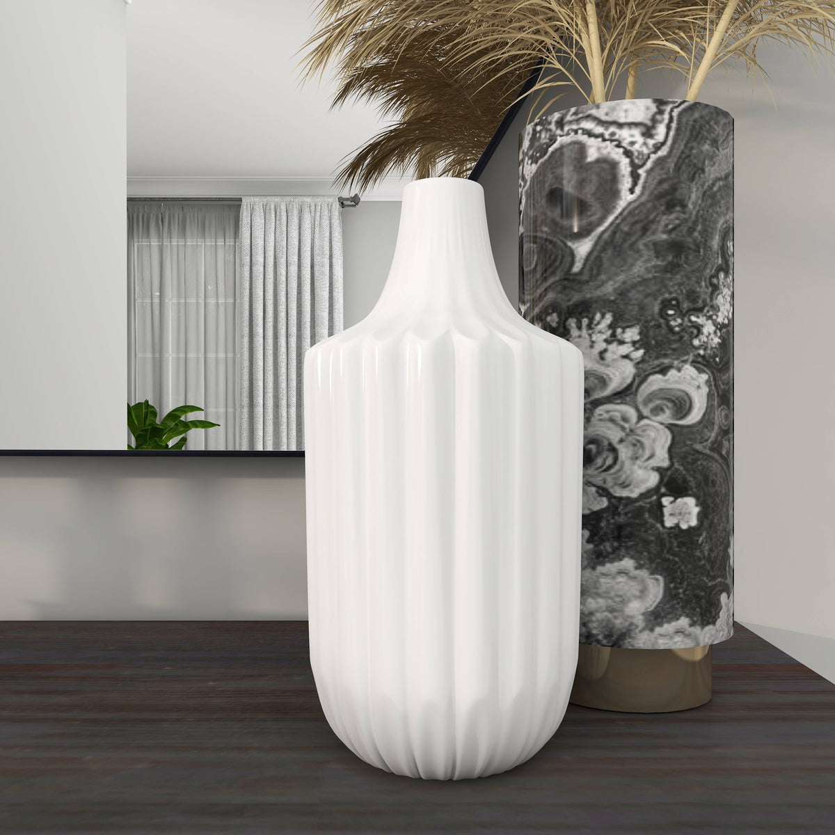 Gramm White Vase