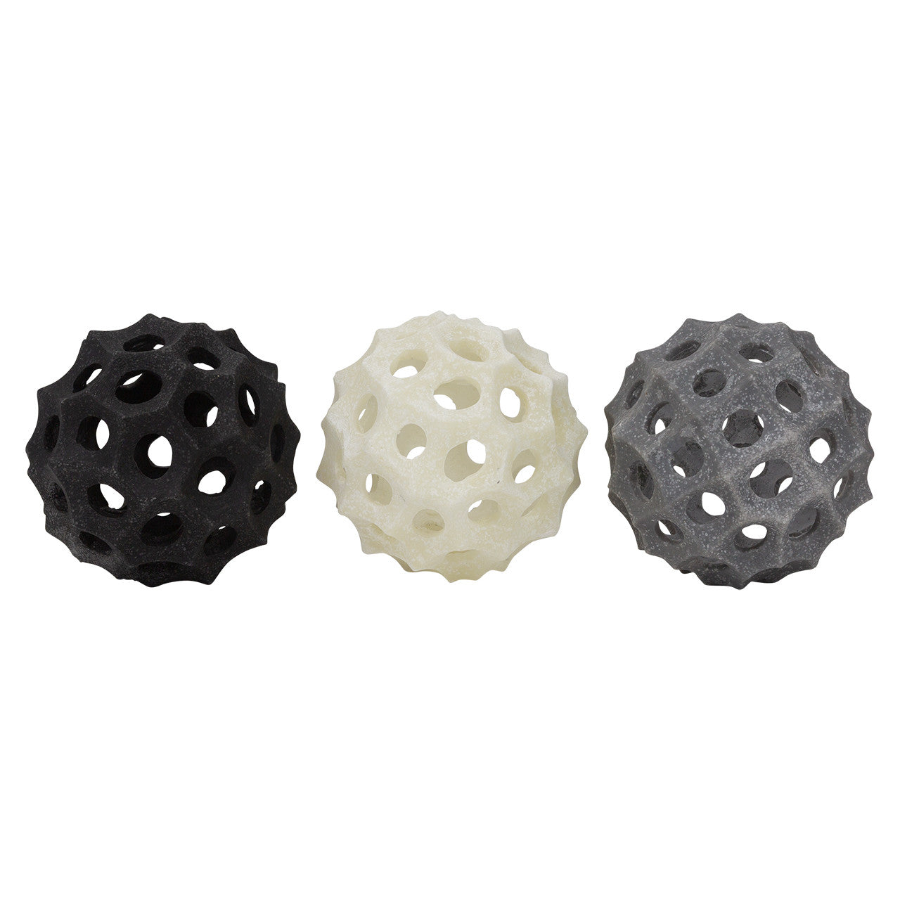 Henley Sphere -Polyresin Quartz Sand Decor