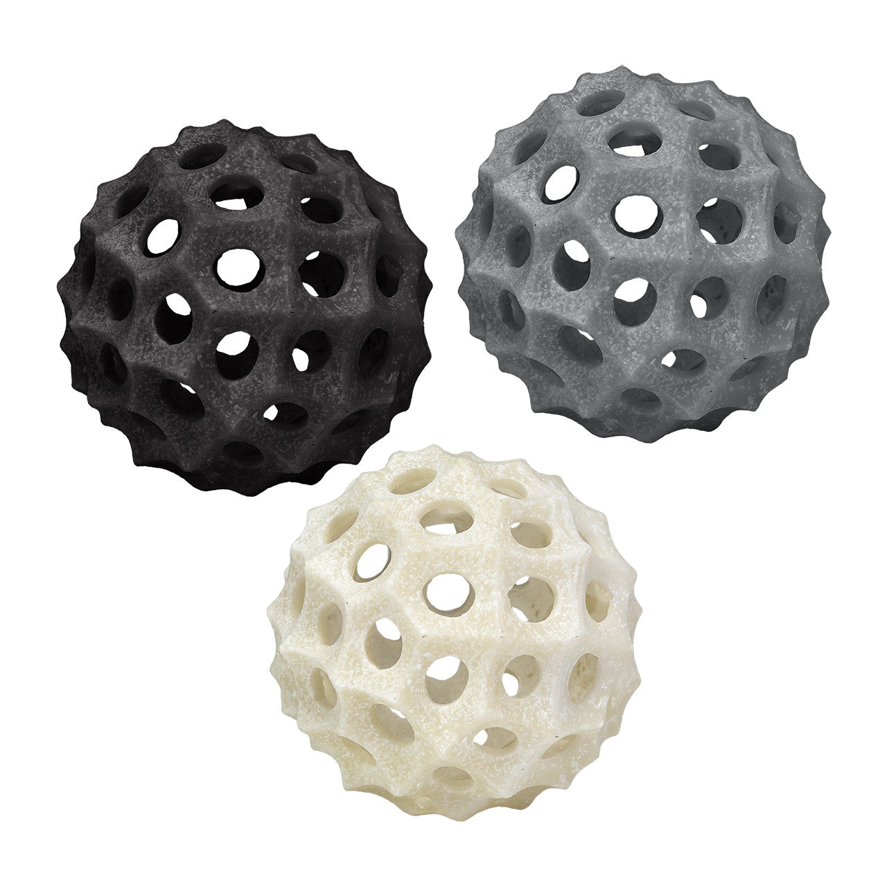 Henley Sphere -Polyresin Quartz Sand Decor
