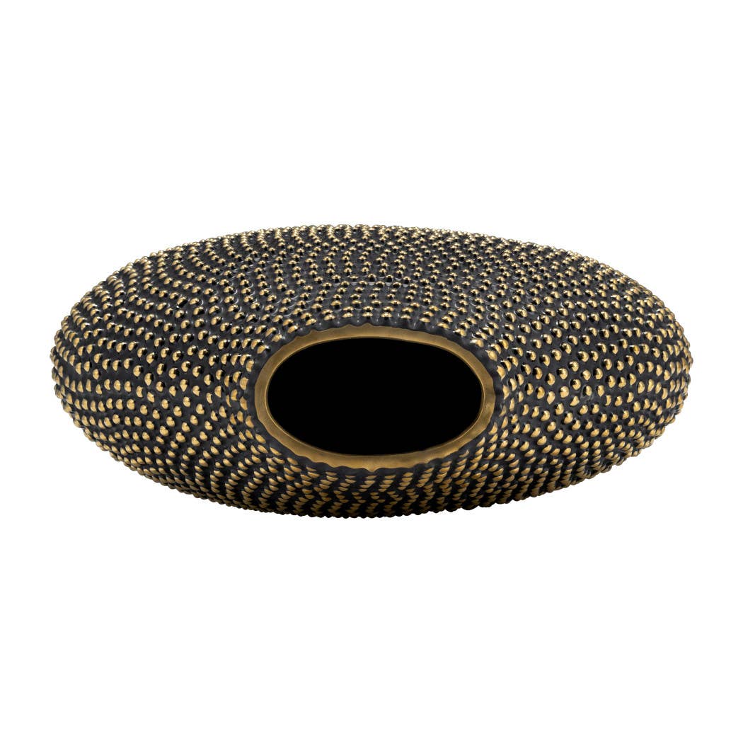 Beaded Ceramic Sculptural Vase