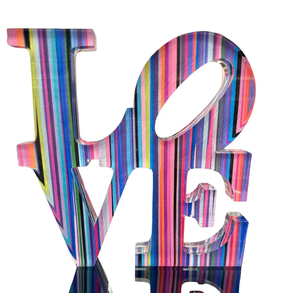 Acrylic Love Sculpture Celebration Art