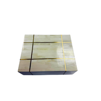 Vertic Bone Box With Gold Accent Lines