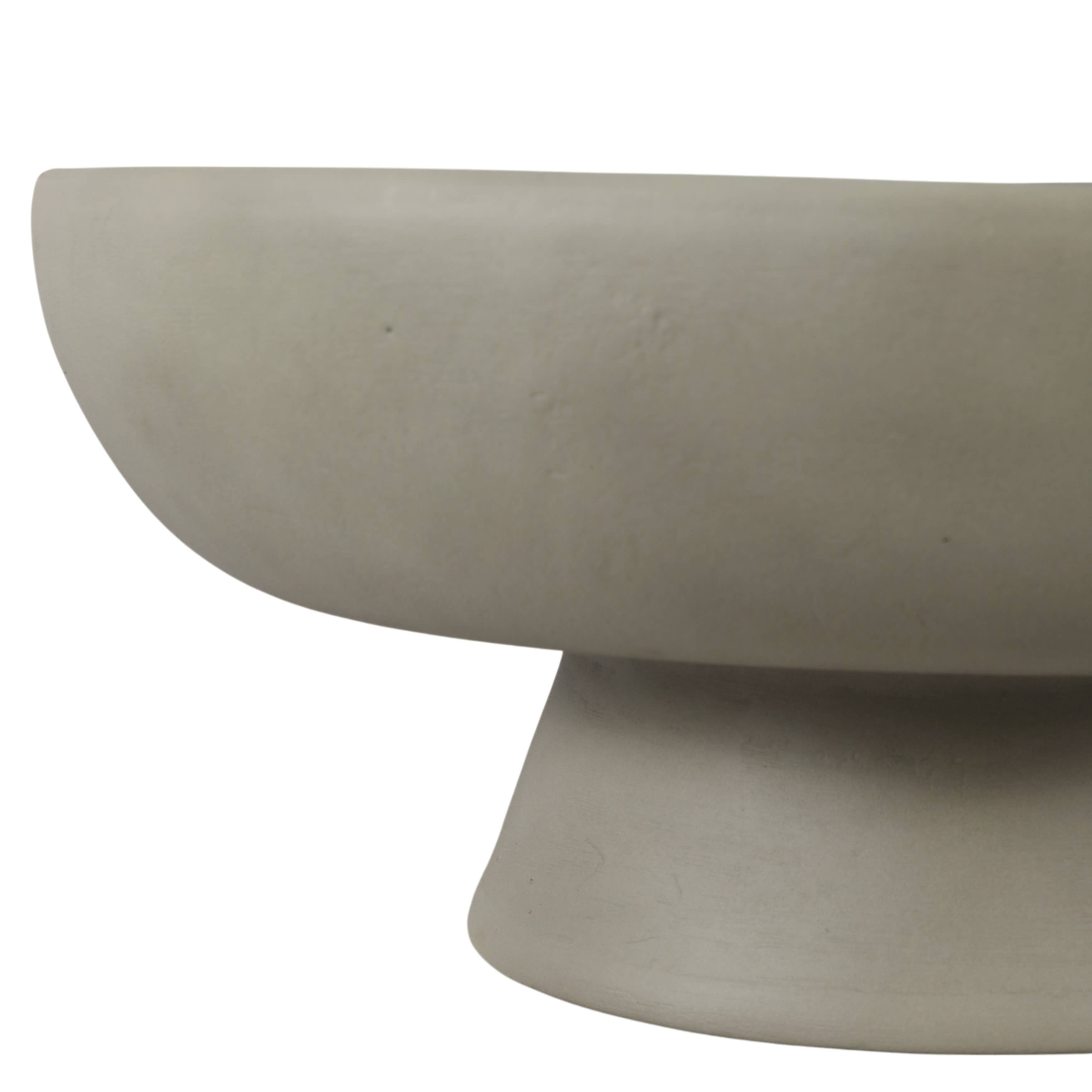 Sage Terracotta Pedestal Bowl