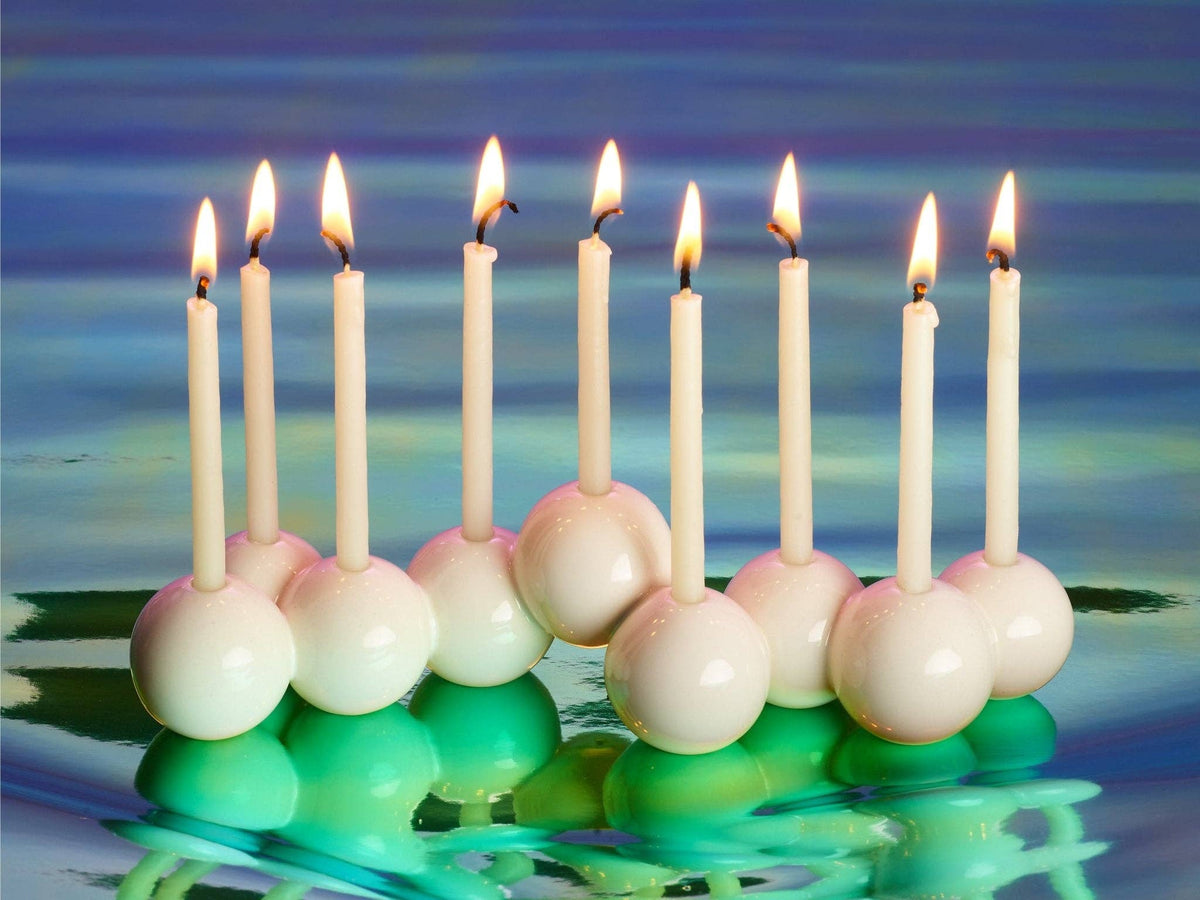 Ceramic Bubble Menorah